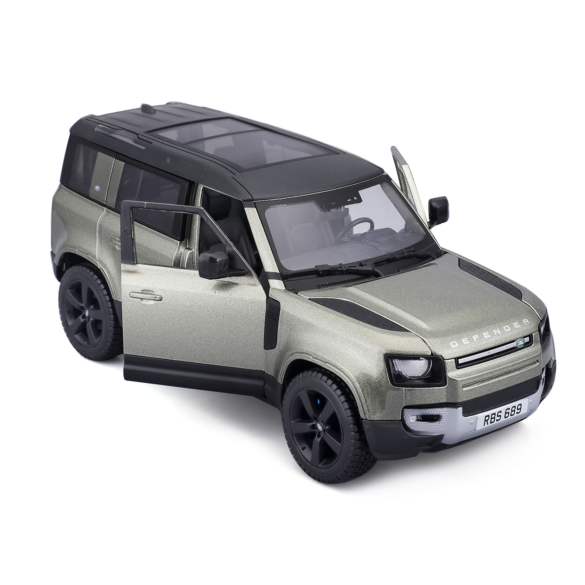 Автомодель Land Rover Defender 110 2022 Bburago 1:24 Зелений металік — превʼю 12