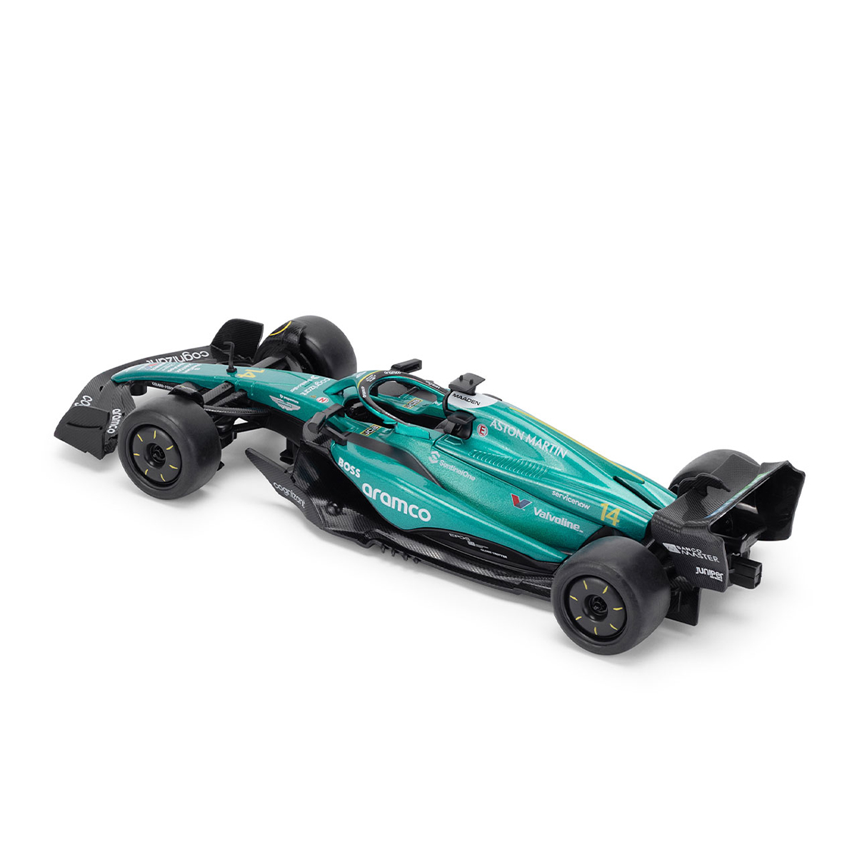Автомодель Techno Drive Aston Martin F1 2024 металева 1:24 Бірюзова — превʼю 24