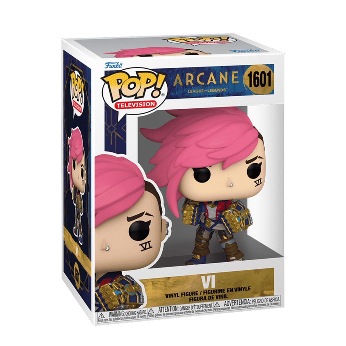 Колекційна ігрова фігурка Аркейн Вай - Arcane Vi Funko POP Багатоколірна — превʼю 3