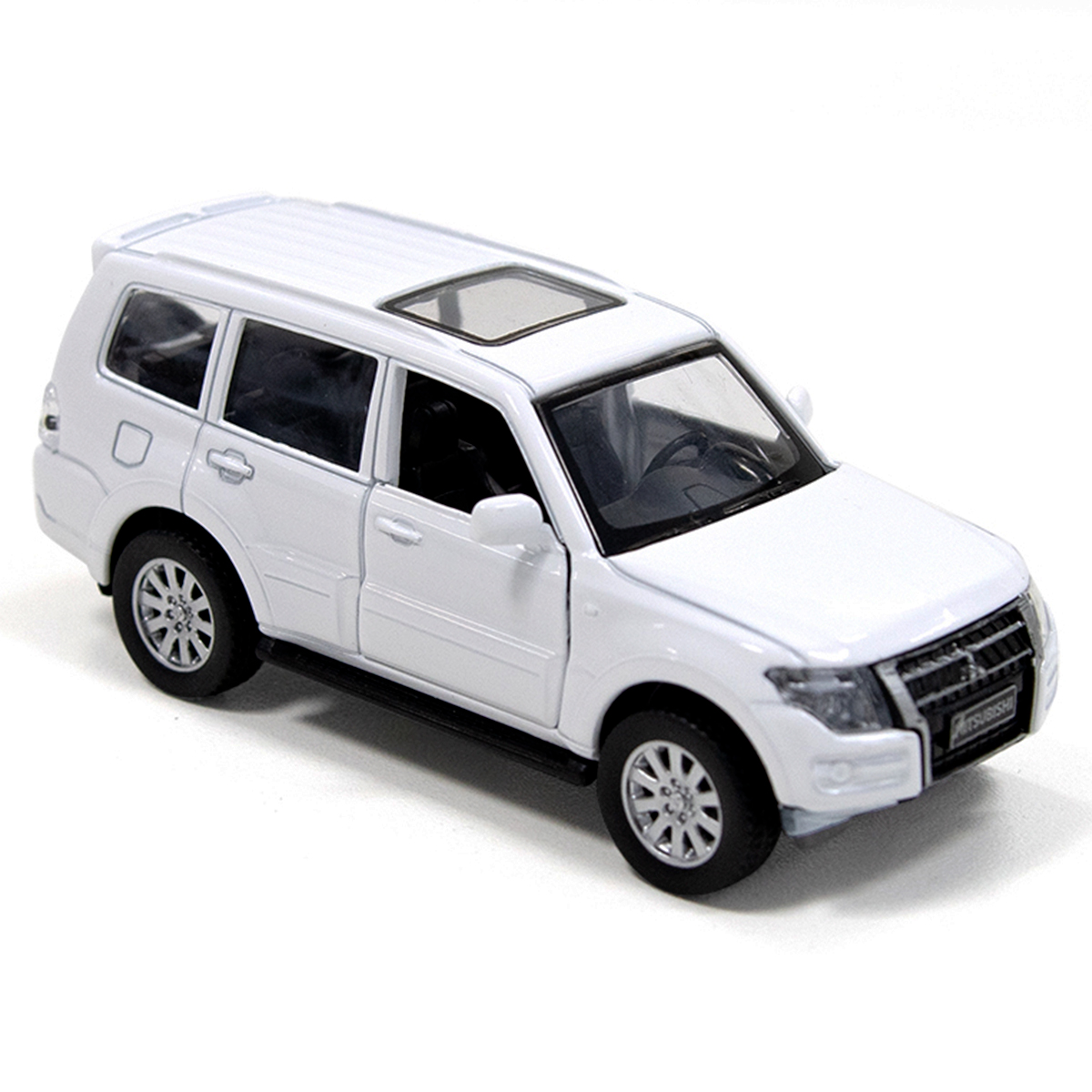 Автомодель Techno Drive Mitsubishi Pajero 4WD Turbo металева Біла — превʼю 22