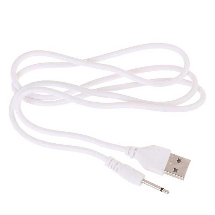 USB кабель для вібратора USB AUX  DC  2,5 мм. Зарядний кабель для секс-іграшок