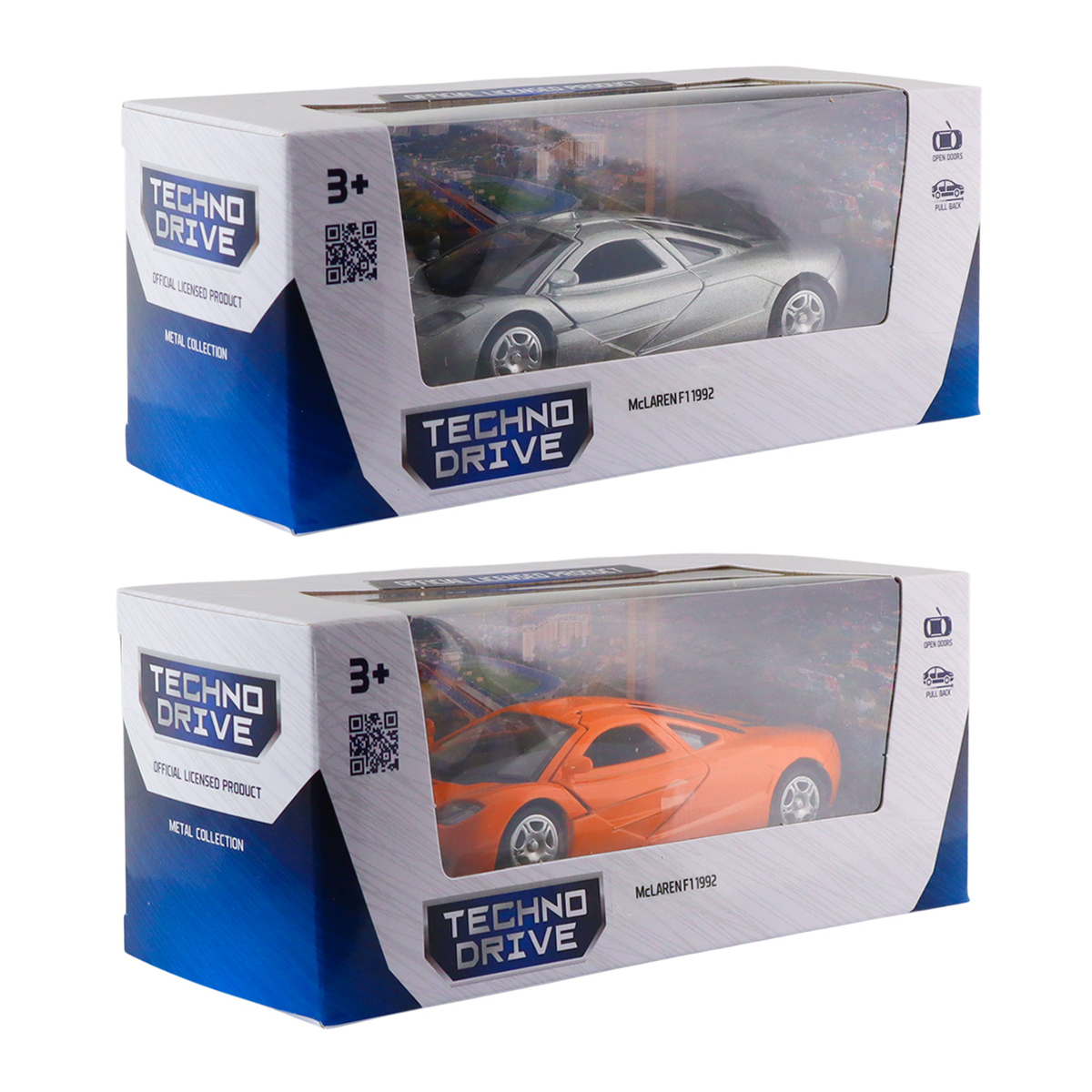 Автомодель Techno Drive McLaren F1 1992 металева 1:34 — превʼю 16