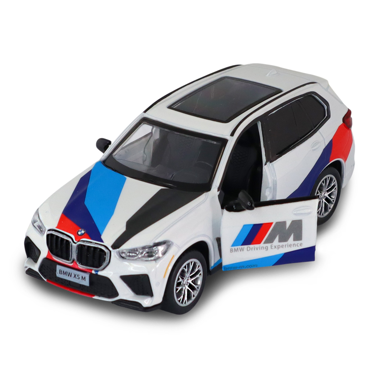 Автомодель BMW X5 M Techno Drive металева 1:43 Біла — превʼю 30