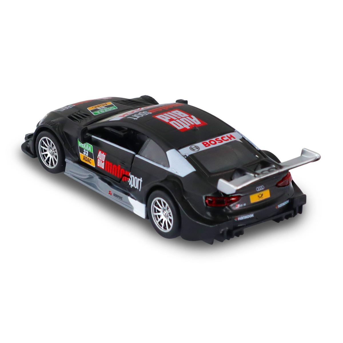 Автомодель TechnoDrive Audi RS 5 DTM 1:43 металева Чорна — превʼю 22