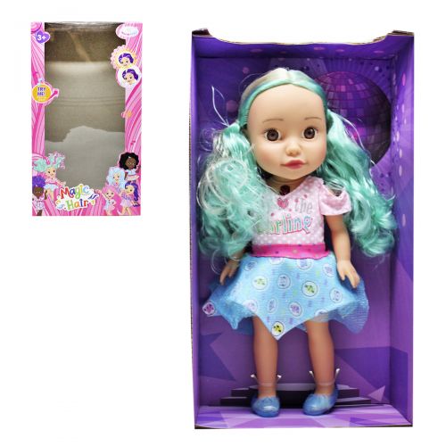 Лялька Warm Baby Magic hair 32 см з волоссям та музичними ефектами Різнокольорова