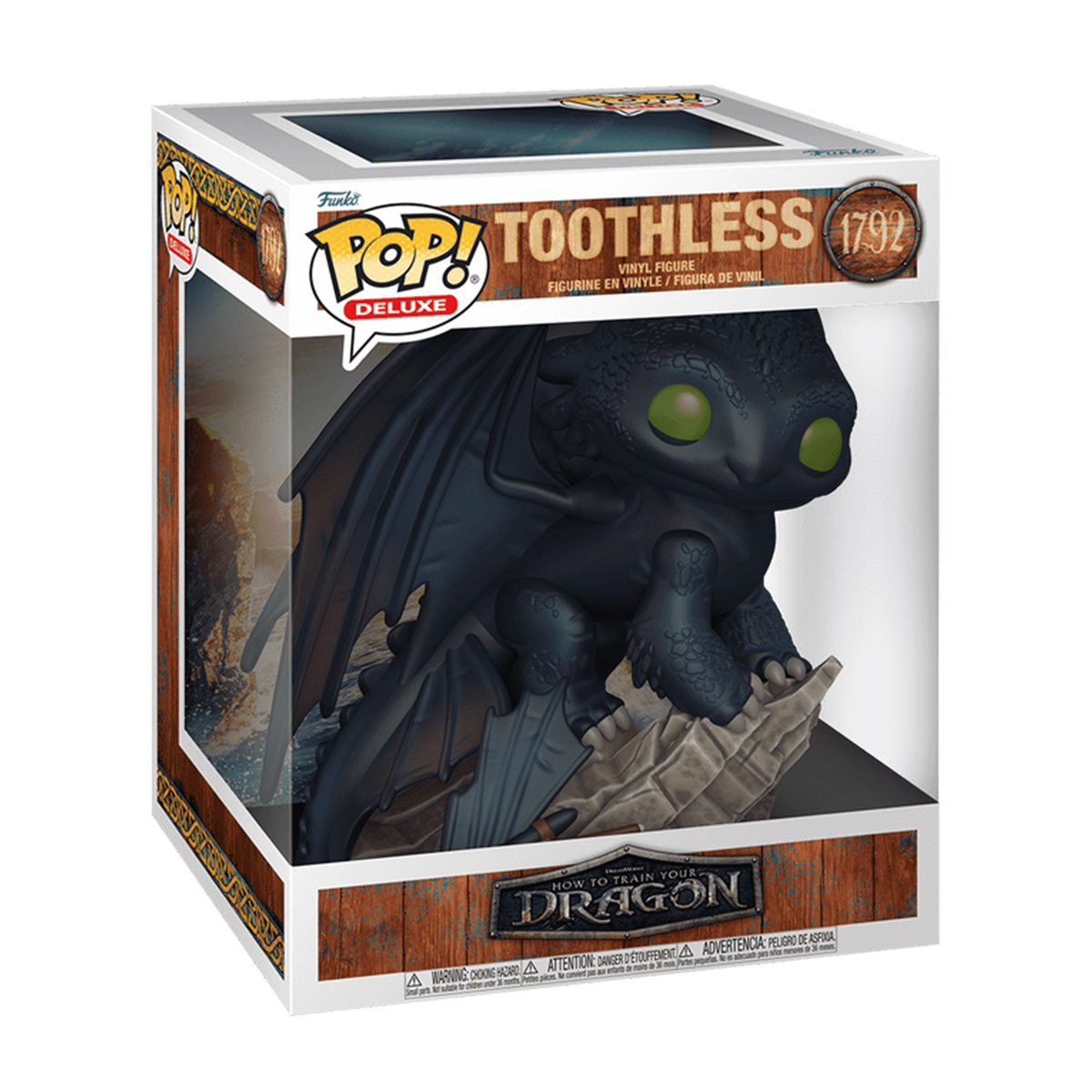 Колекційна фігурка Funko POP Як приборкати дракона - Беззубик Toothless Чорний — превʼю 4