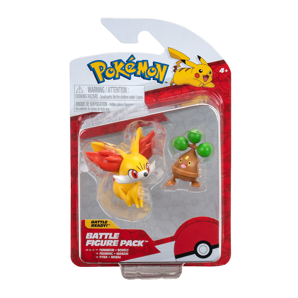 Набір ігрових фігурок Pokemon Фенекін і Бонслай 2 шт — превʼю 5