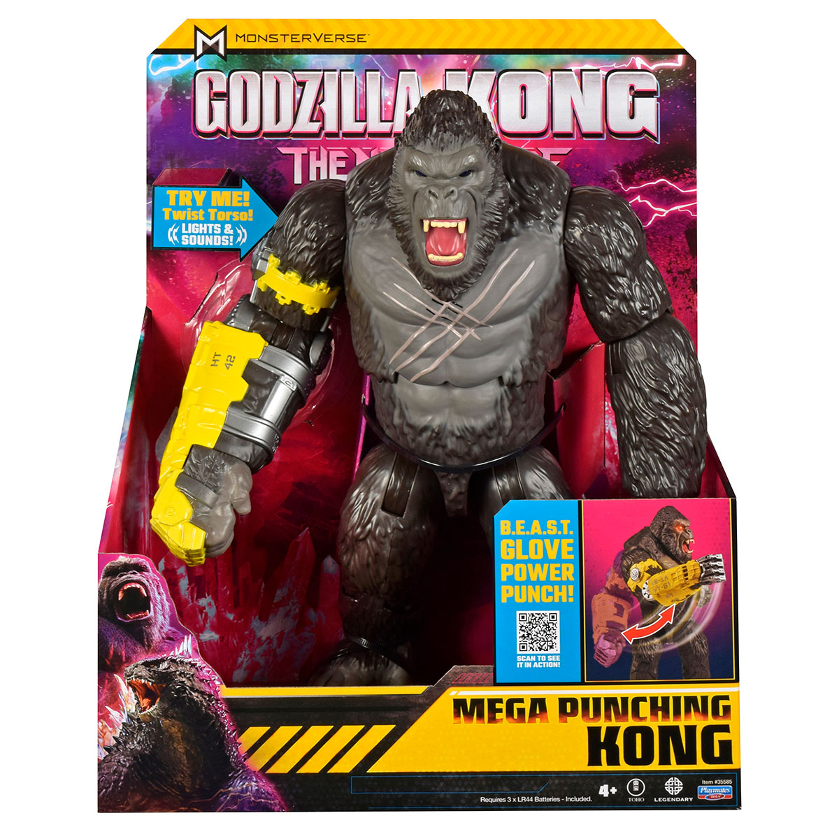 Фігурка Godzilla x Kong Конг з мегапотужним ударом світло звук — превʼю 16