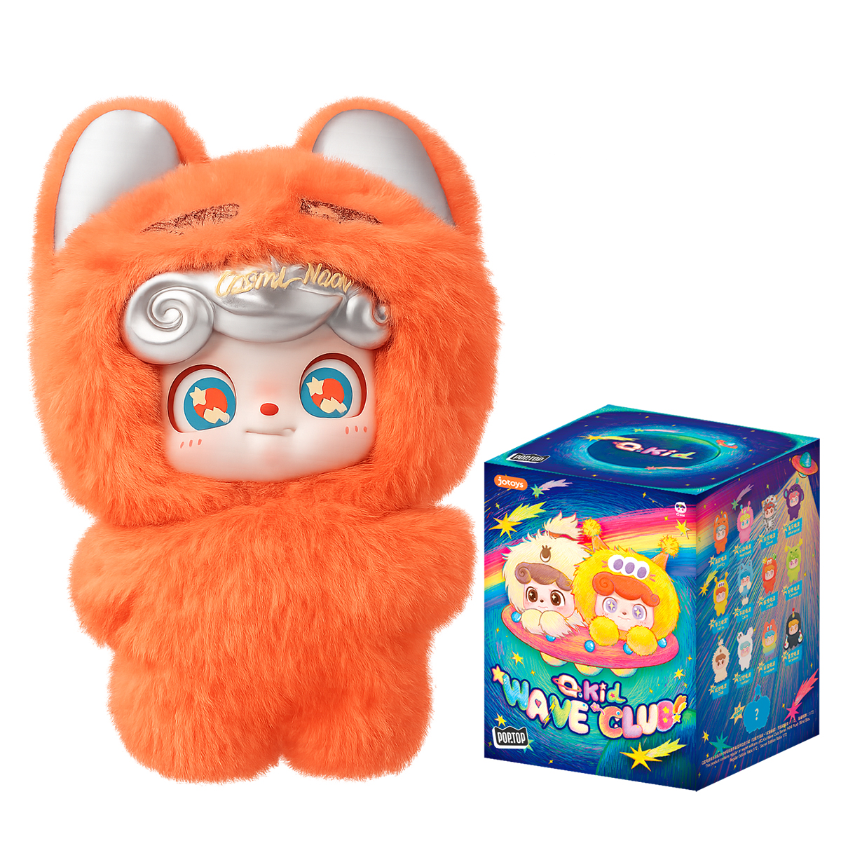 М'яка іграшка POP TOP JOTOYS – Q.Kid Космо-хвилі (Cosmo-waves) – 12 см — превʼю 13