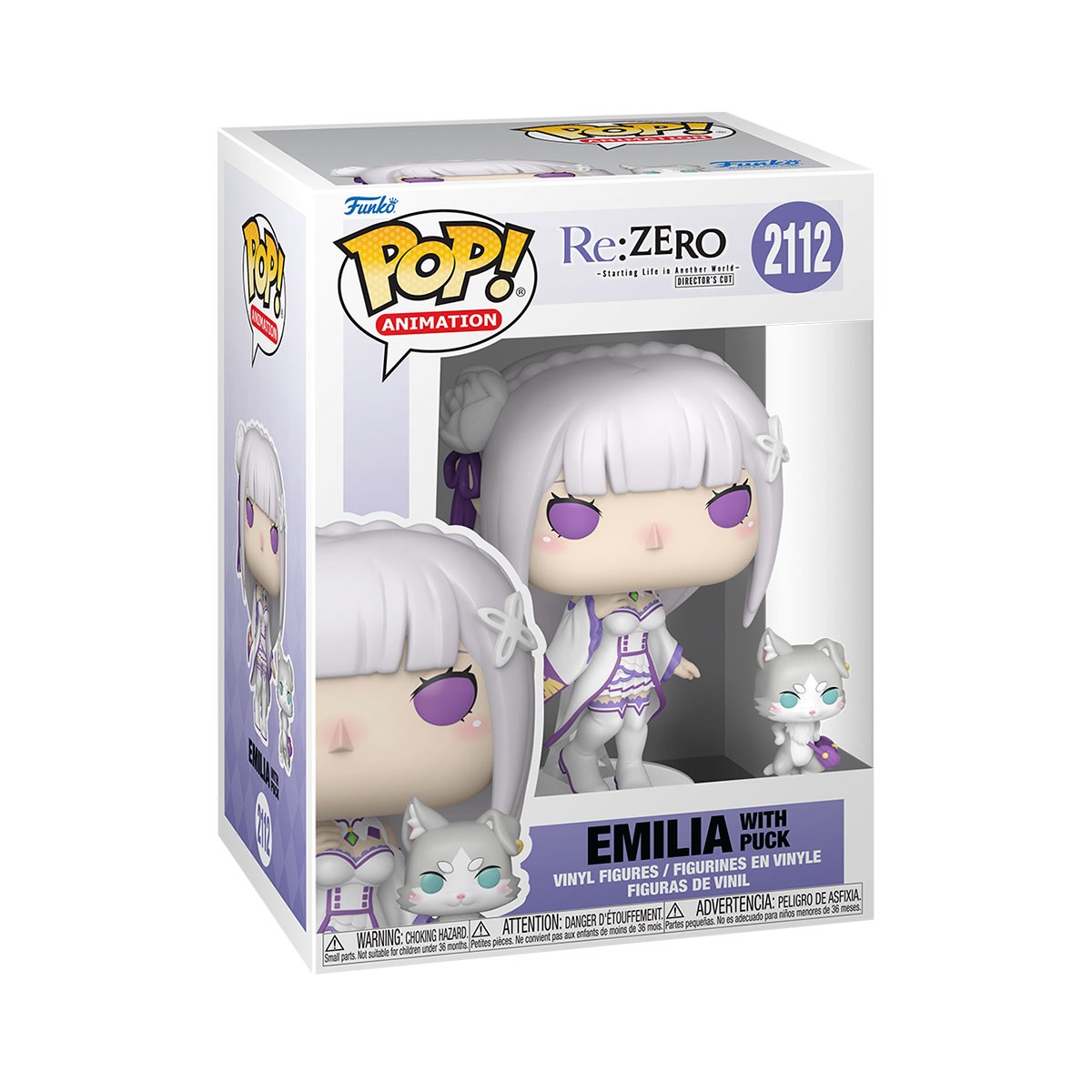 Фігурка Емілія (Emilia) та Пак (Puck) — Funko Pop — Re:ZERO — превʼю 4