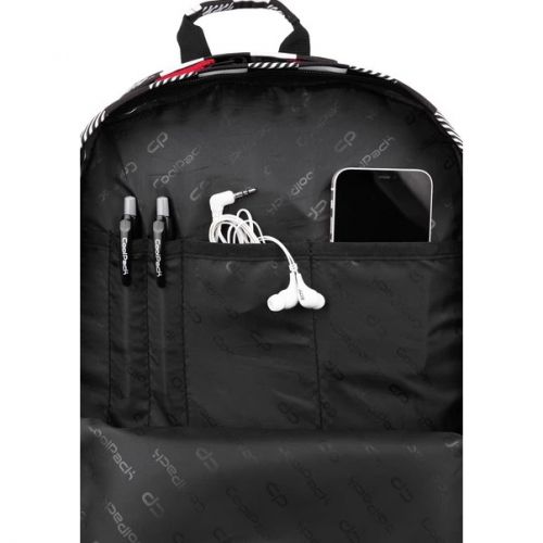 Рюкзак молодіжний CoolPack Scout CHECKERS 45x32x18 см Чорно-білий — превʼю 4