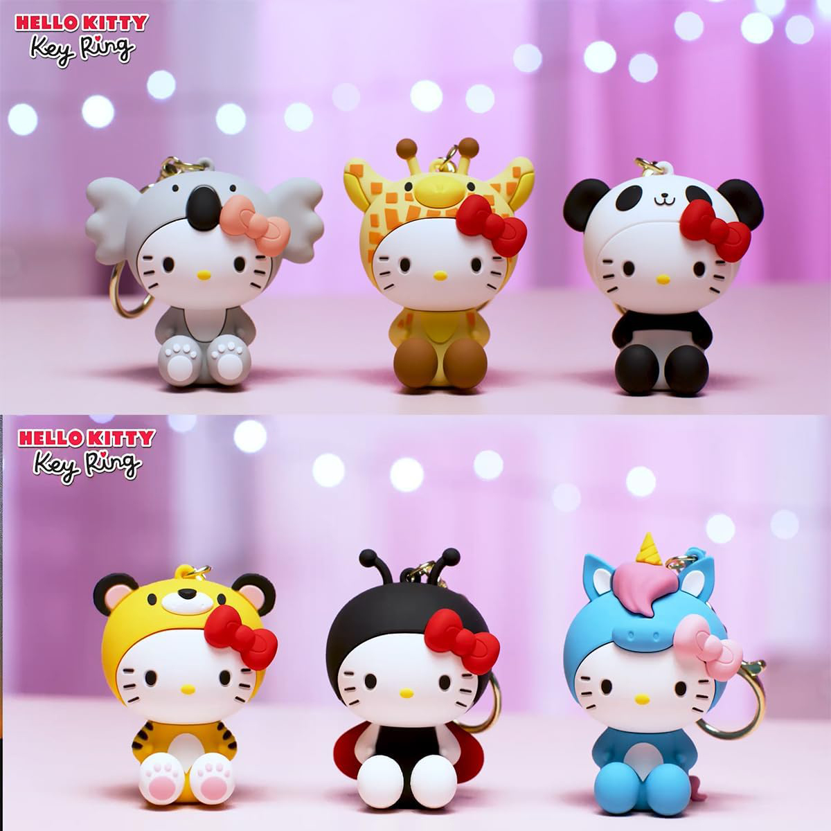 Фігурка-брелок Hello Kitty Карнавал колекційна 6 видів — превʼю 16