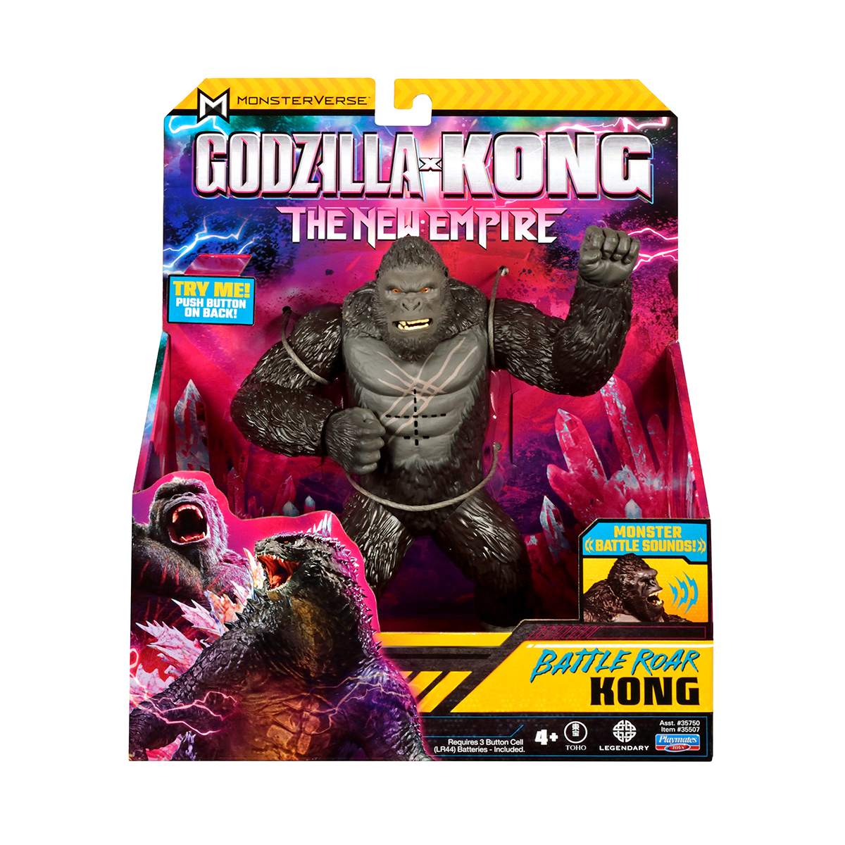Фігурка Godzilla x Kong Конг з рухливими частинами тіла зі звуком — превʼю 12