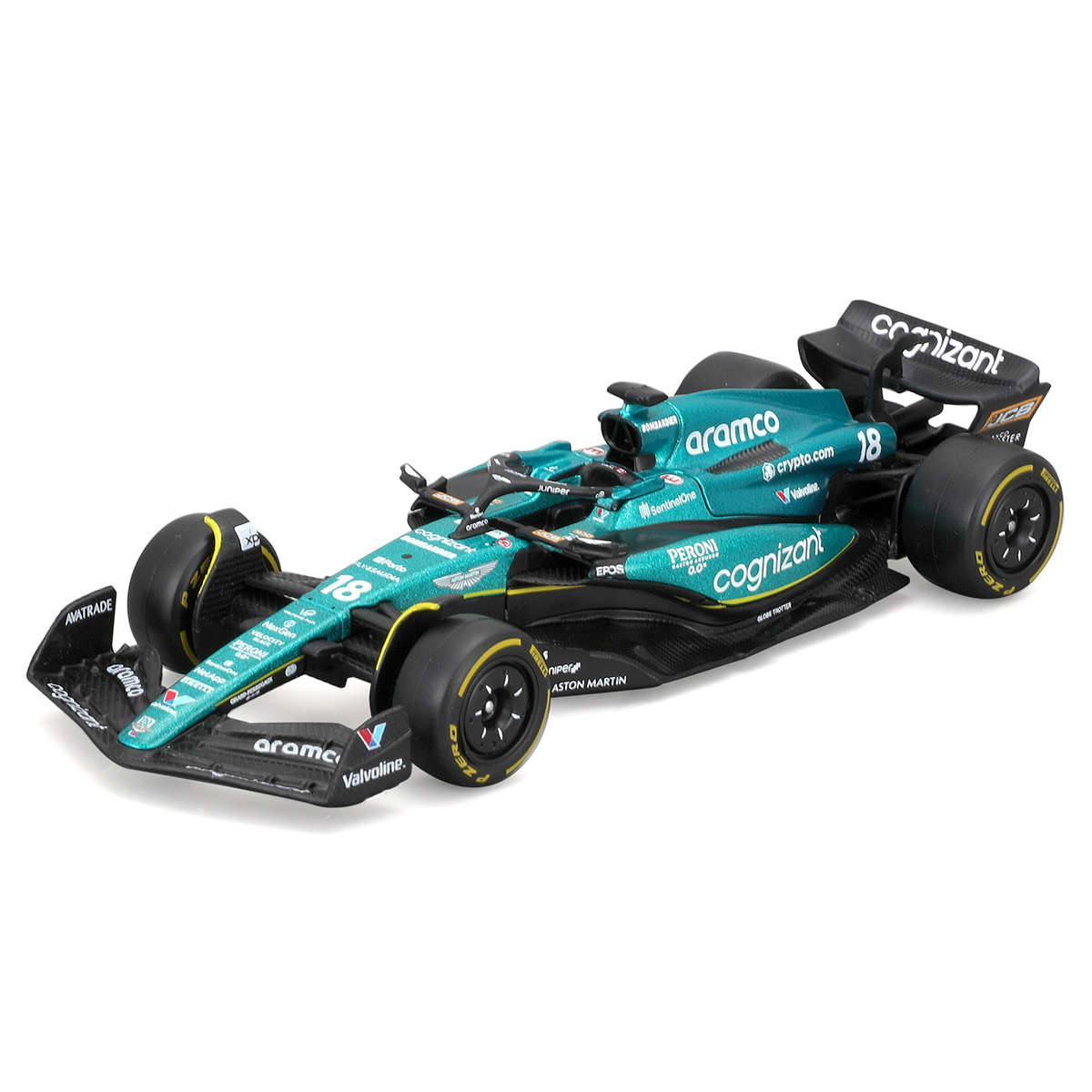 Автомодель Bburago Aston Martin AMR23 2023 1:43 — превʼю 19