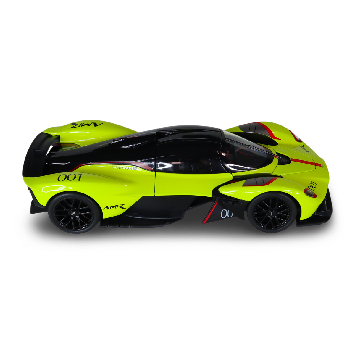 Автомодель Aston Martin Valkyrie Techno Drive 1:18 Жовта металева — превʼю 29