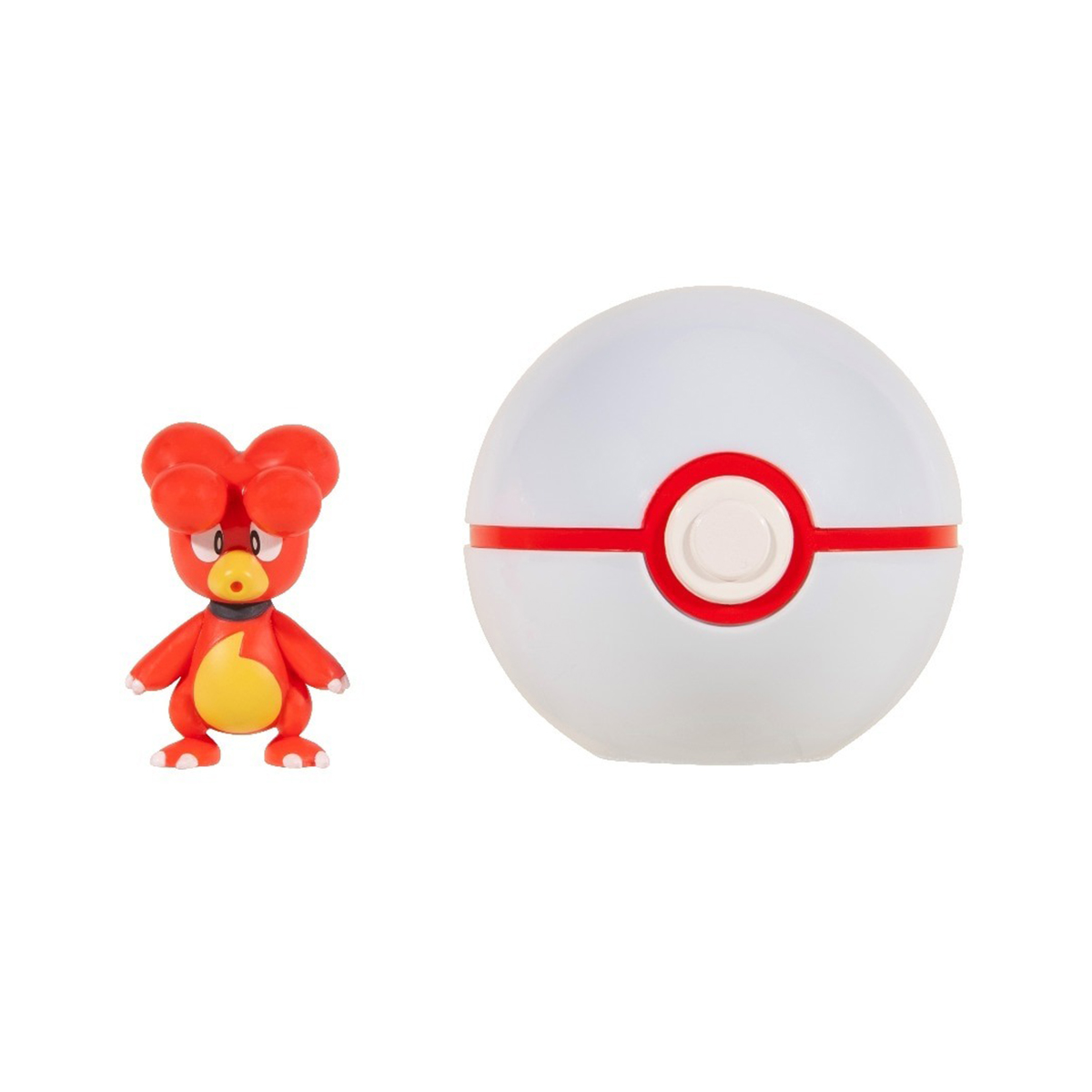 Ігровий набір Pokemon W15 Магбі з покеболом Jazwares 5 см фігурка Червоний — превʼю 4