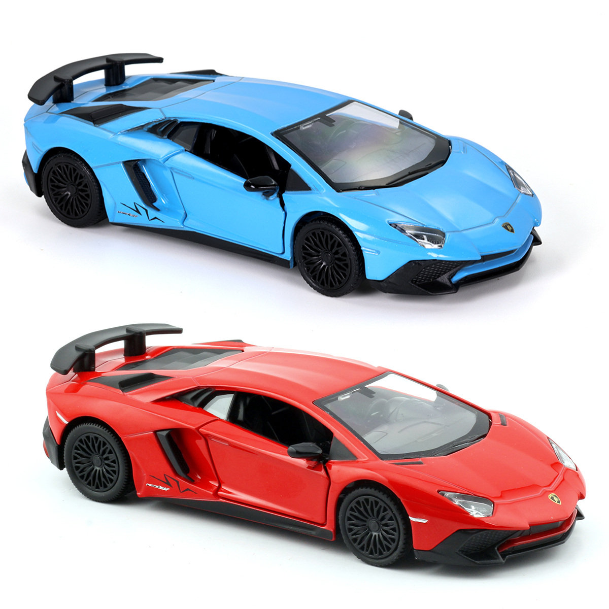 Автомодель Lamborghini Aventador Techno Drive металева 12 см Червона — превʼю 17