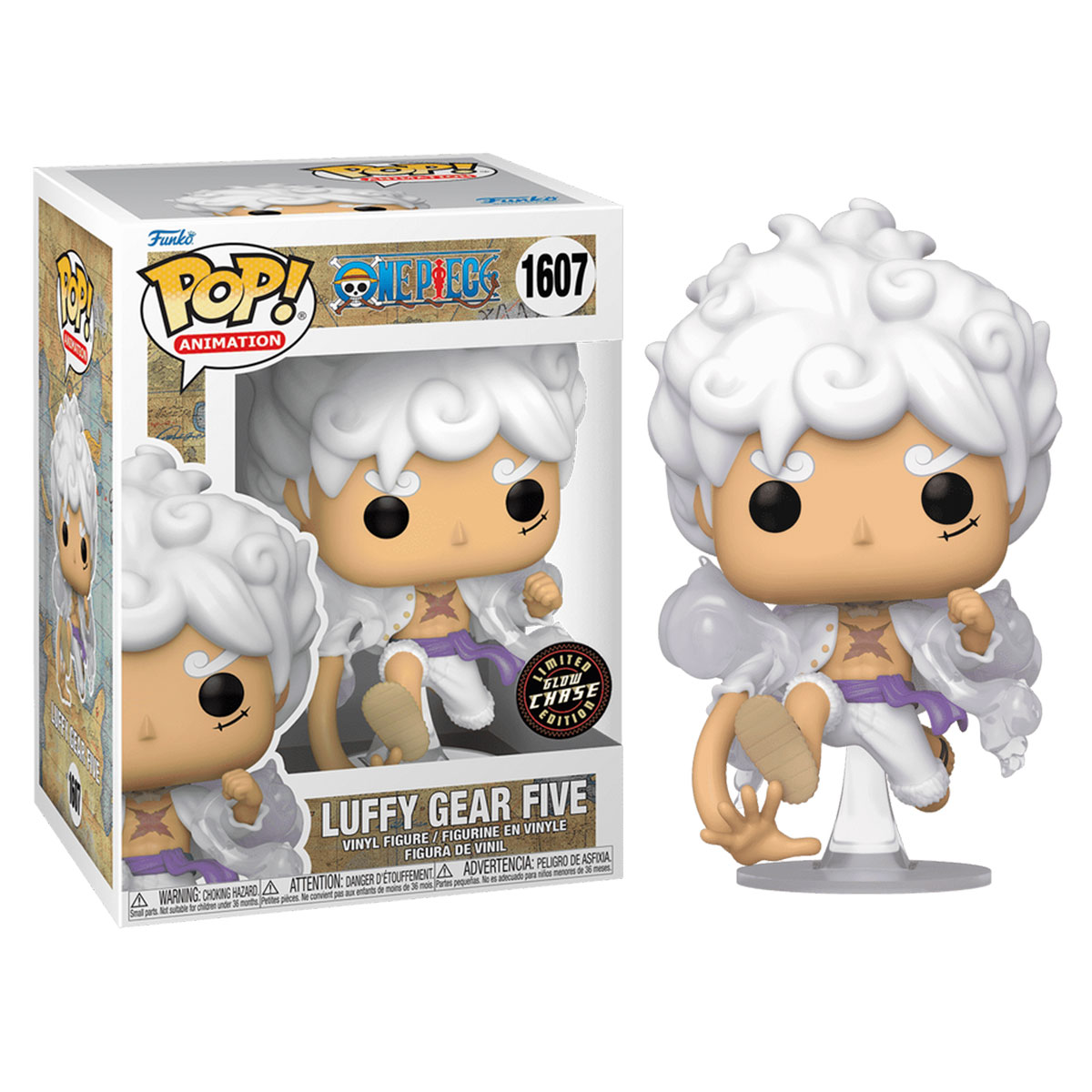 Колекційна фігурка One Piece Luffy - Funko POP аніме персонаж Білий — превʼю 8