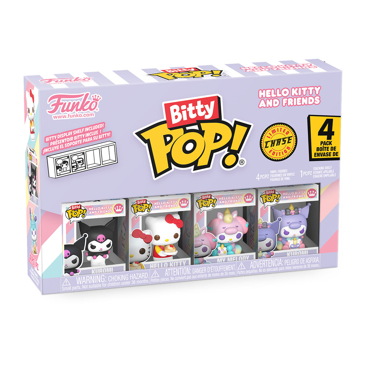 Набір фігурок Funko Bitty Pop — Санріо Куромі (Sanrio Kuromi) — 2.5 см в асортименті — превʼю 6