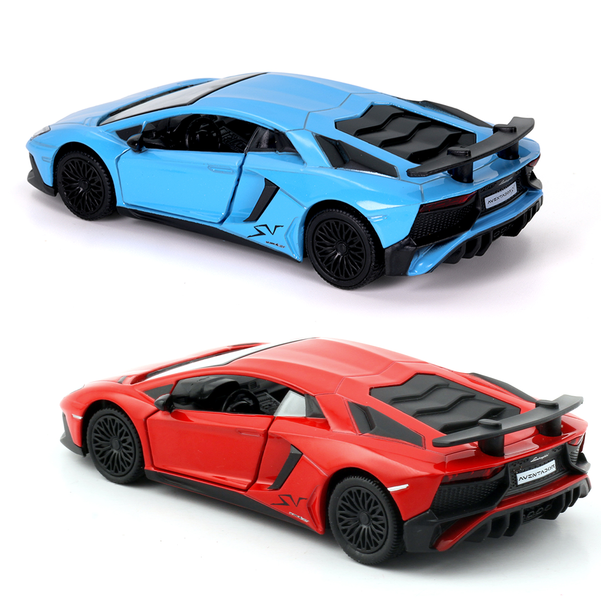 Автомодель Lamborghini Aventador Techno Drive металева 12 см Червона — превʼю 13