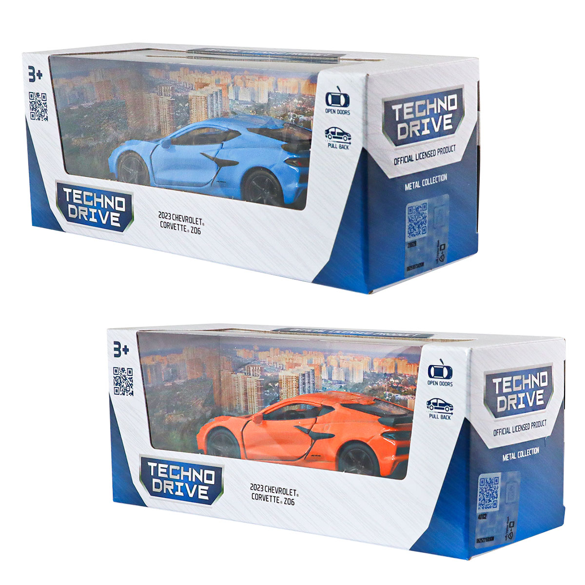 Автомодель Chevrolet Corvette Z06 2023 Techno Drive 1:43 металева — превʼю 23