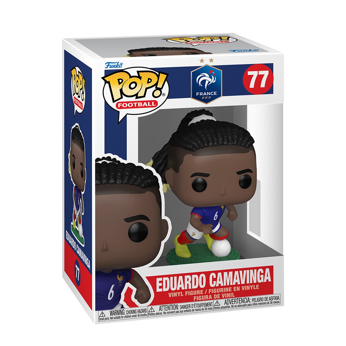 Ігрова фігурка Funko POP Football - Eduardo Camavinga Едуардо Камавінга — превʼю 7
