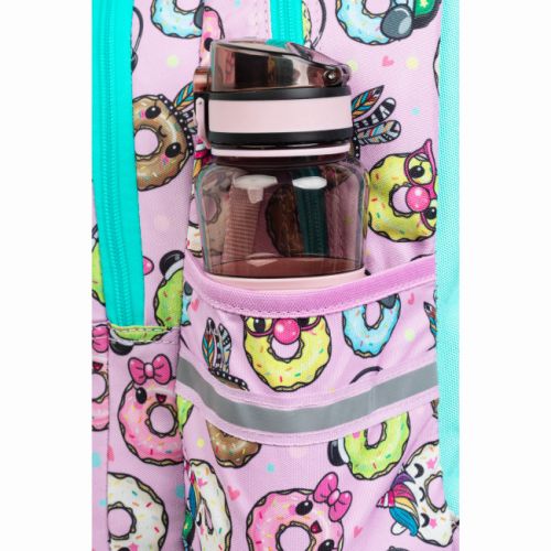 Рюкзак молодіжний CoolPack JOY S Happy Donuts 17х39х28 см Рожевий — превʼю 5