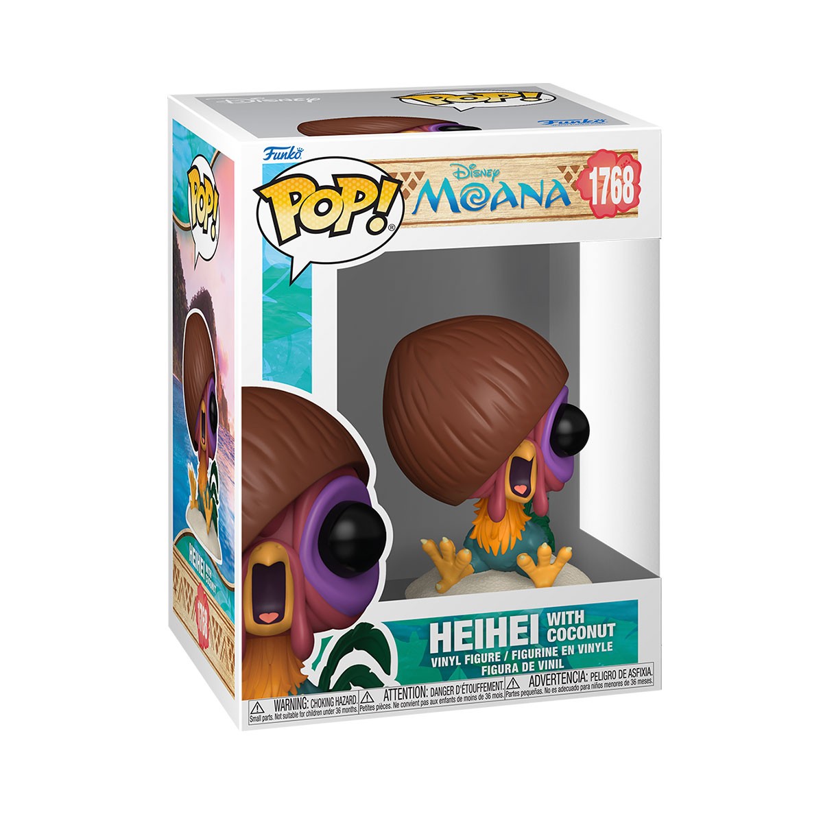 Ігрова фігурка Funko POP! Ваяна S3 Ай-Ай з кокосом 9,6 см