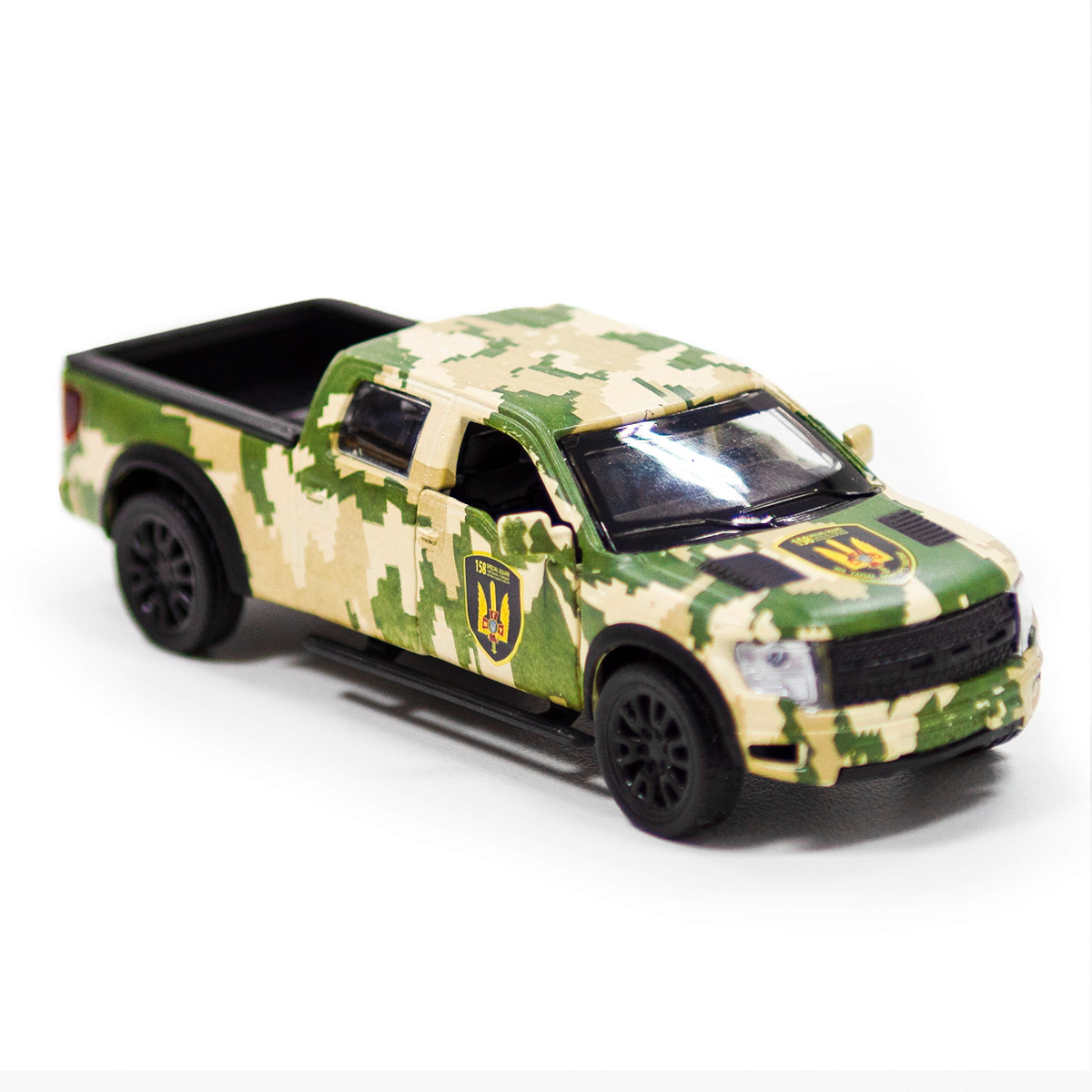 Автомодель Ford F-150 SVT Raptor Мілітарі Techno Drive металева — превʼю 19