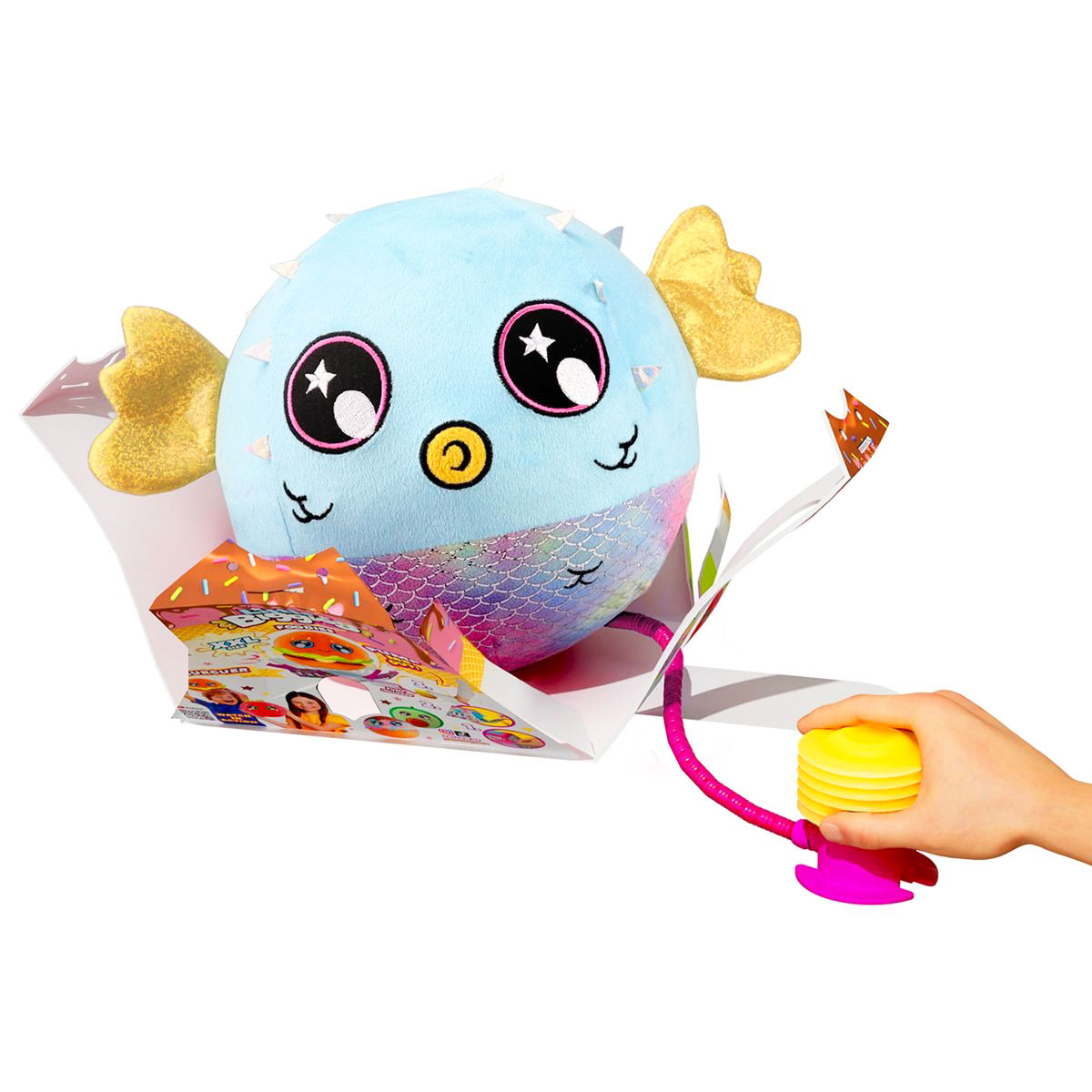 Надувна іграшка Риба Фугу Little Fantasy Biggies 22 cm з насосом у комплекті — превʼю 11