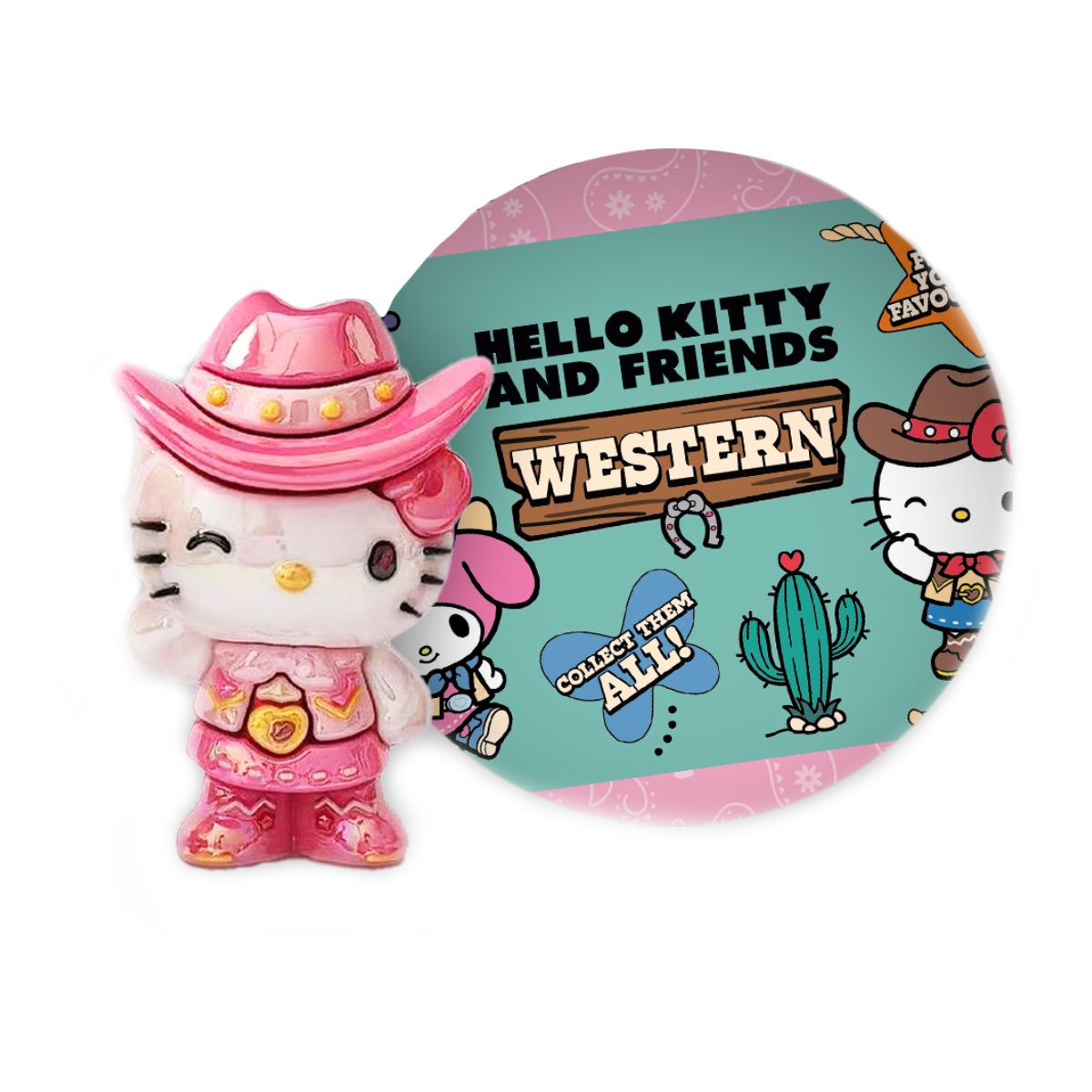 Фігурка-сюрприз Hello Kitty Зірки Вестерну Cool Things — превʼю 4