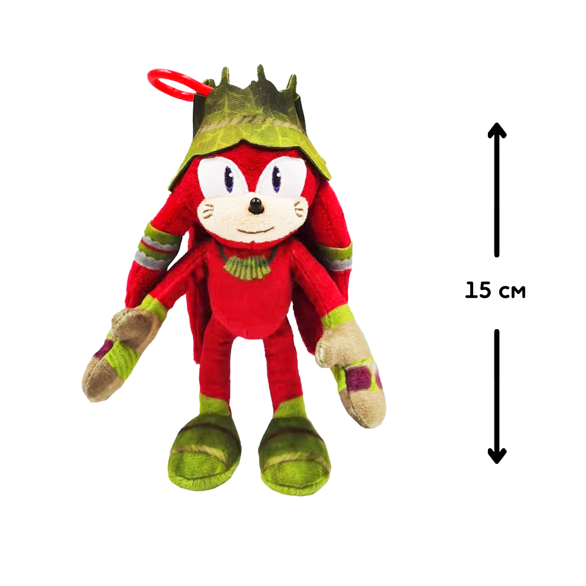 М'яка іграшка Sonic Prime – Наклз (Knuckles) – 15 см — превʼю 4