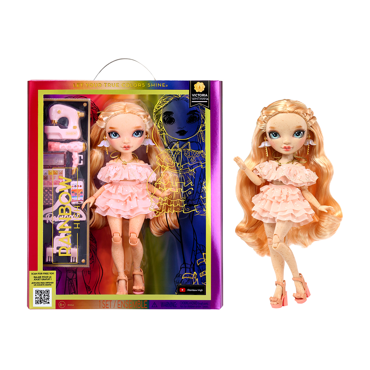 Лялька Rainbow High Series 2023 Вікторія Вайтмен з аксесуарами — превʼю 9