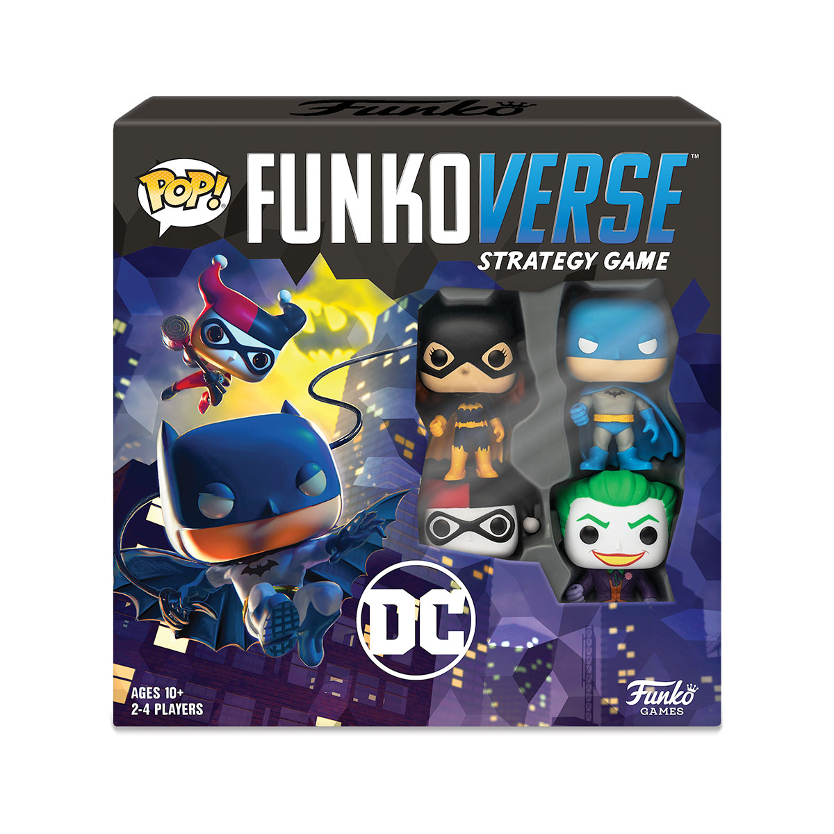 Настільна гра Pop! Funkoverse DC 4 фігурки для 2-4 гравців — превʼю 1