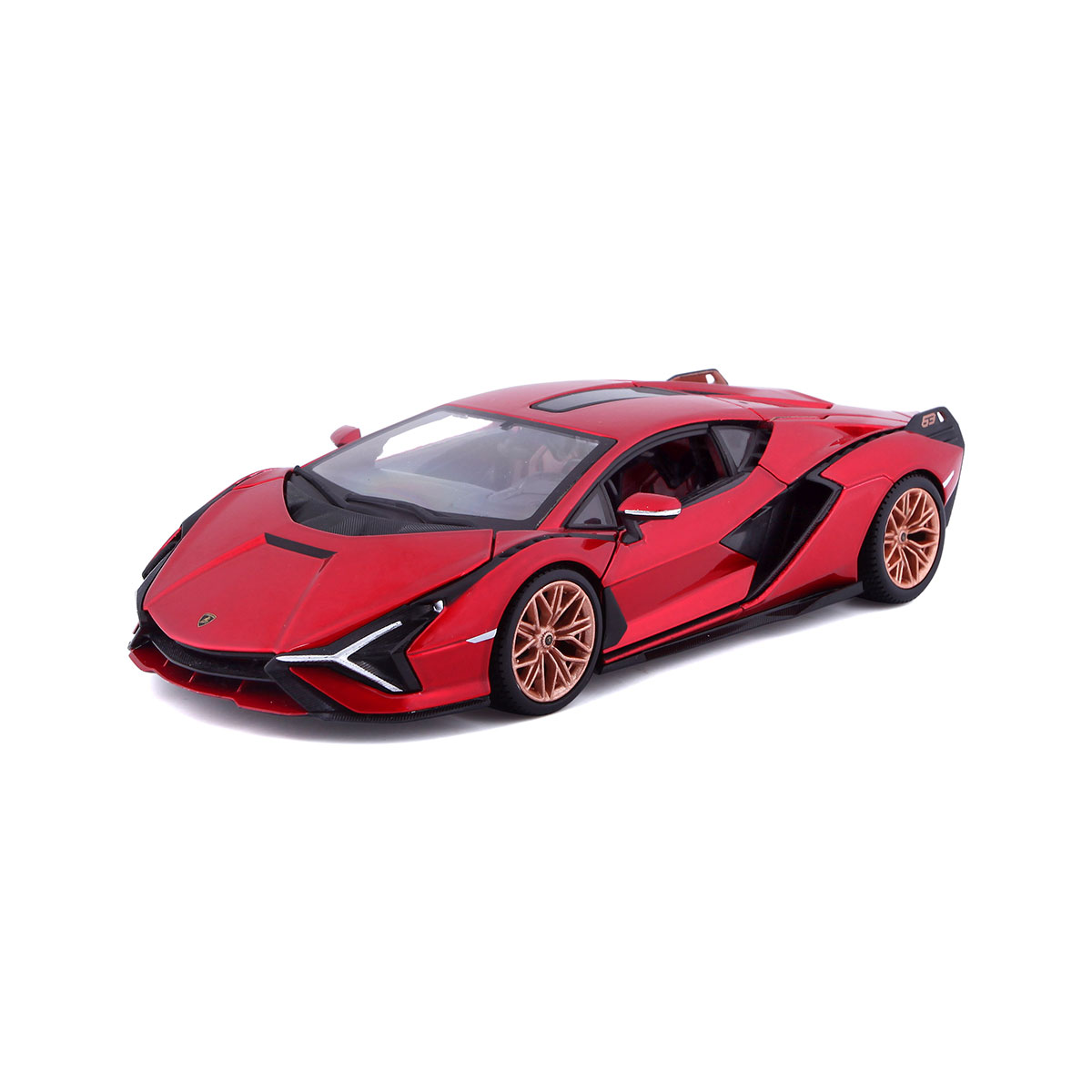 Автомодель Bburago Lamborghini Sian FKP 37 металева 1:24 — превʼю 14