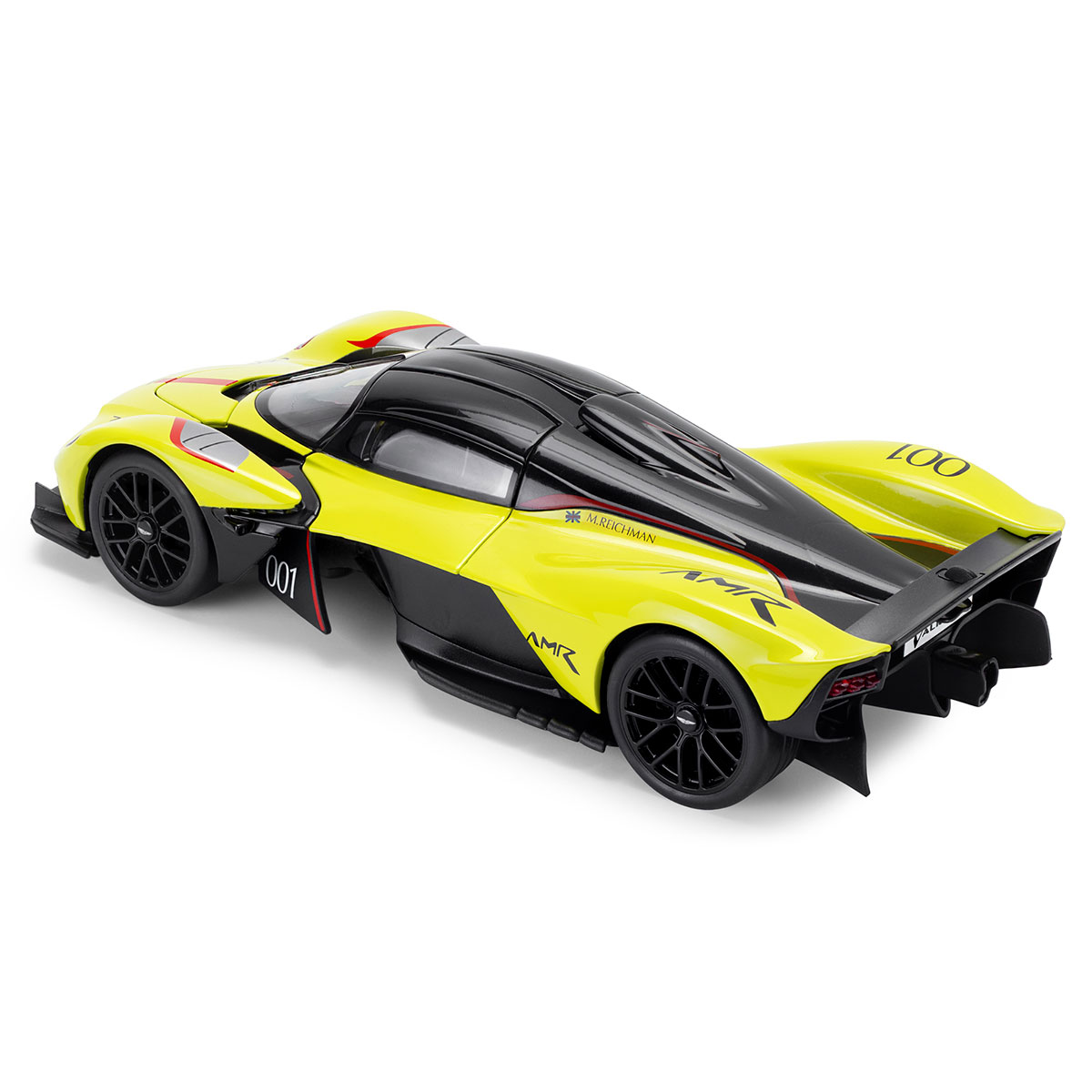 Автомодель Aston Martin Valkyrie Techno Drive 1:18 Жовта металева — превʼю 26