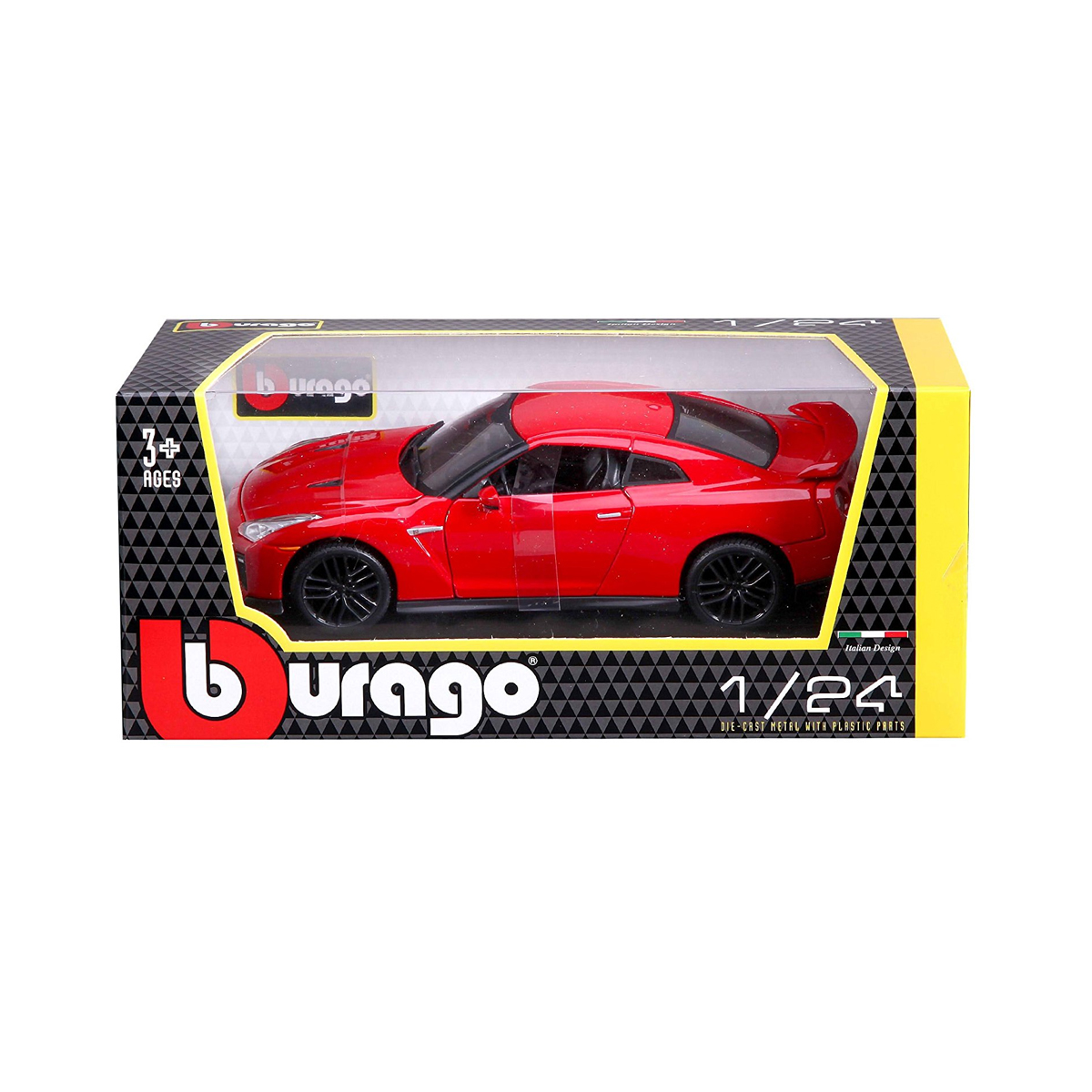 Автомодель Ferrari F12Tdf Bburago 1:24 металева - Жовта — превʼю 15