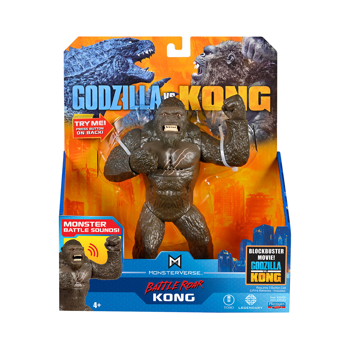 Фігурка Godzilla vs. Kong Конг делюкс зі звуковими ефектами — превʼю 14