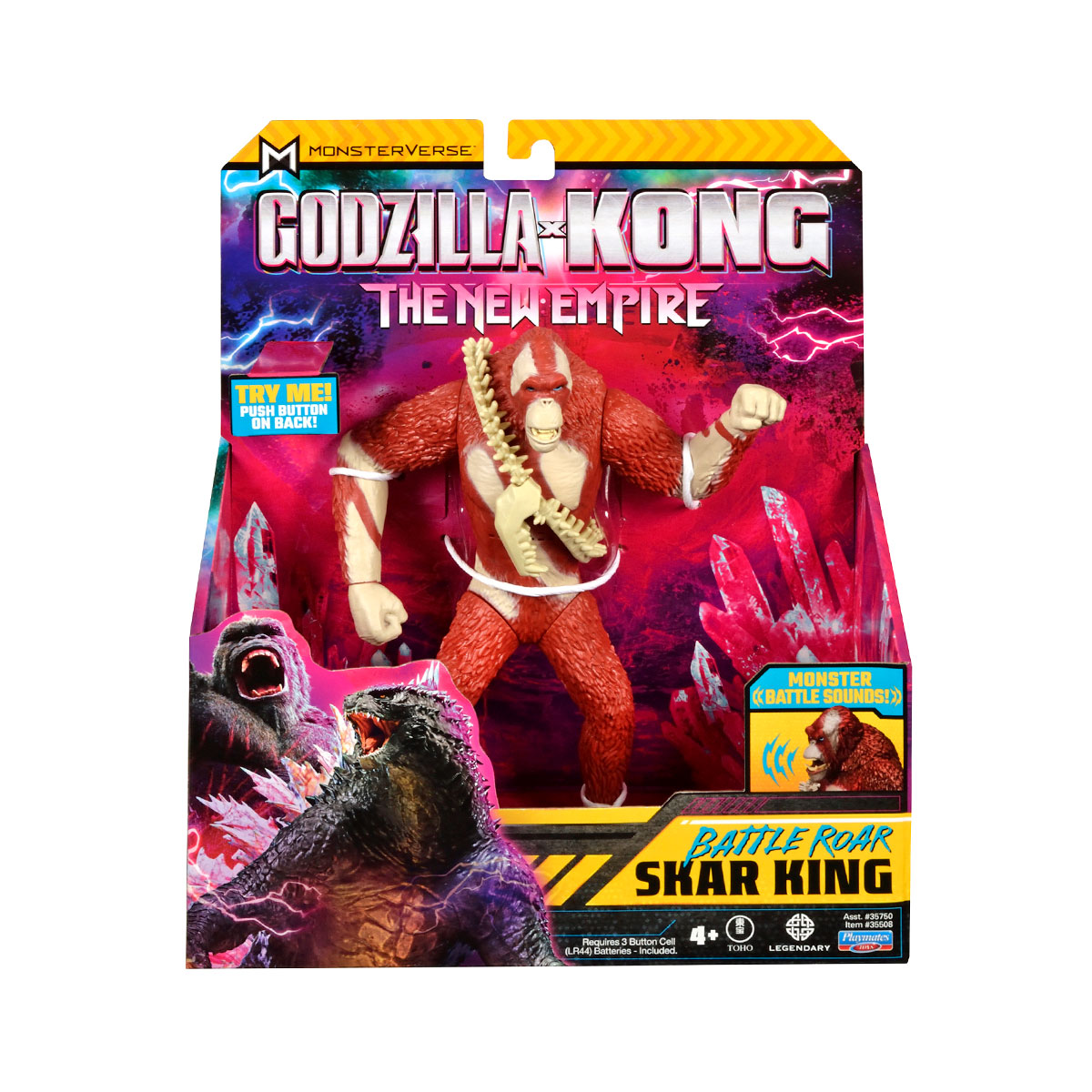 Фігурка Godzilla x Kong Скар Кінг зі звуком — превʼю 12