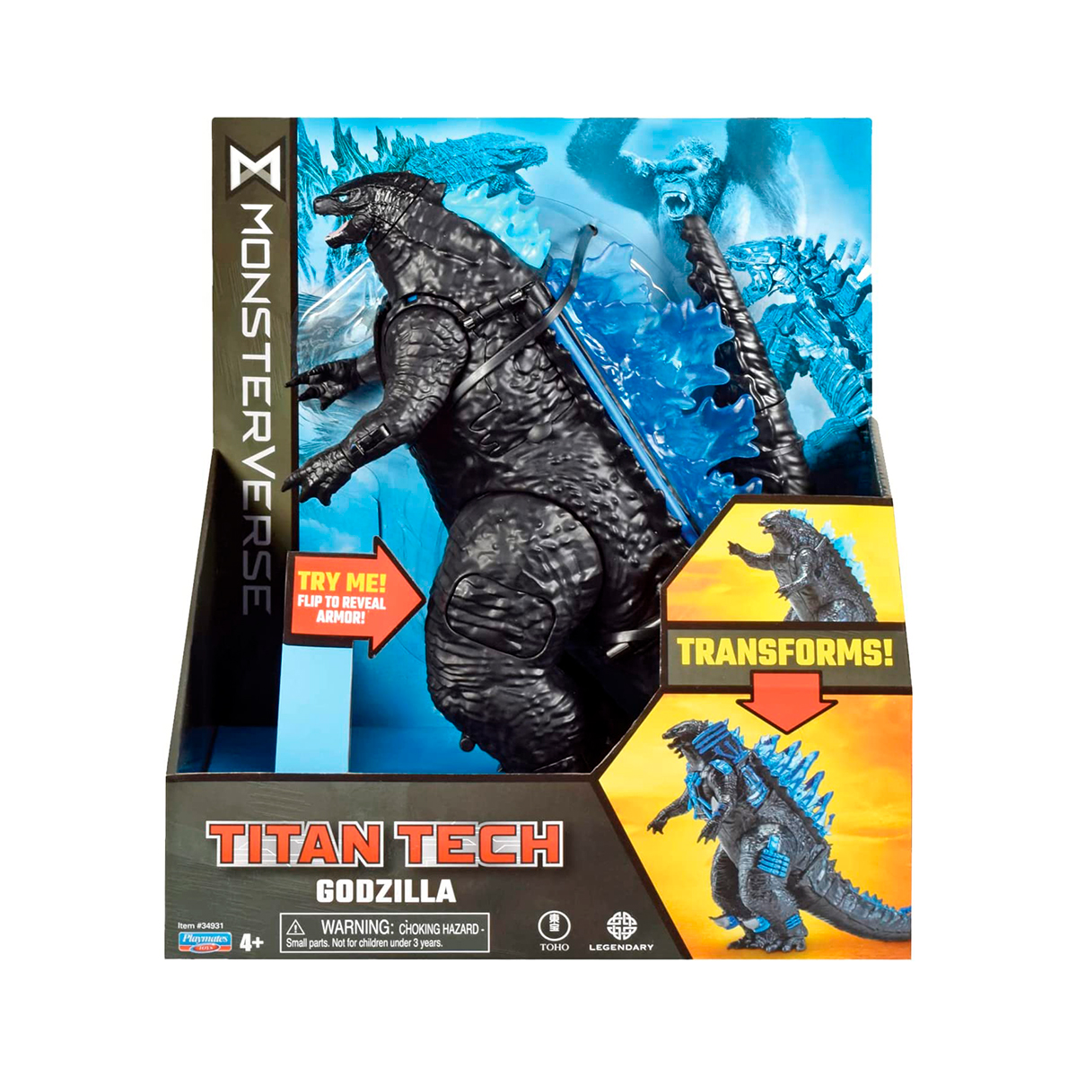 Фігурка Godzilla vs Kong Titan Tech Ґодзілла з трансформацією — превʼю 16