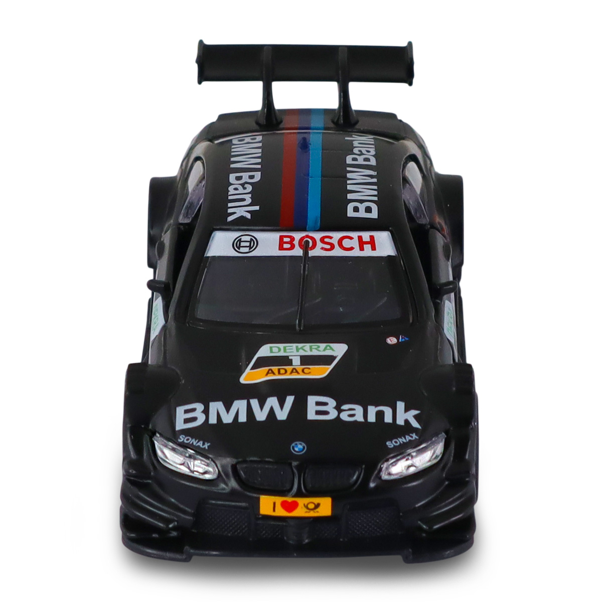 Автомодель BMW M3 DTM Techno Drive 1:42 Чорна металева — превʼю 29