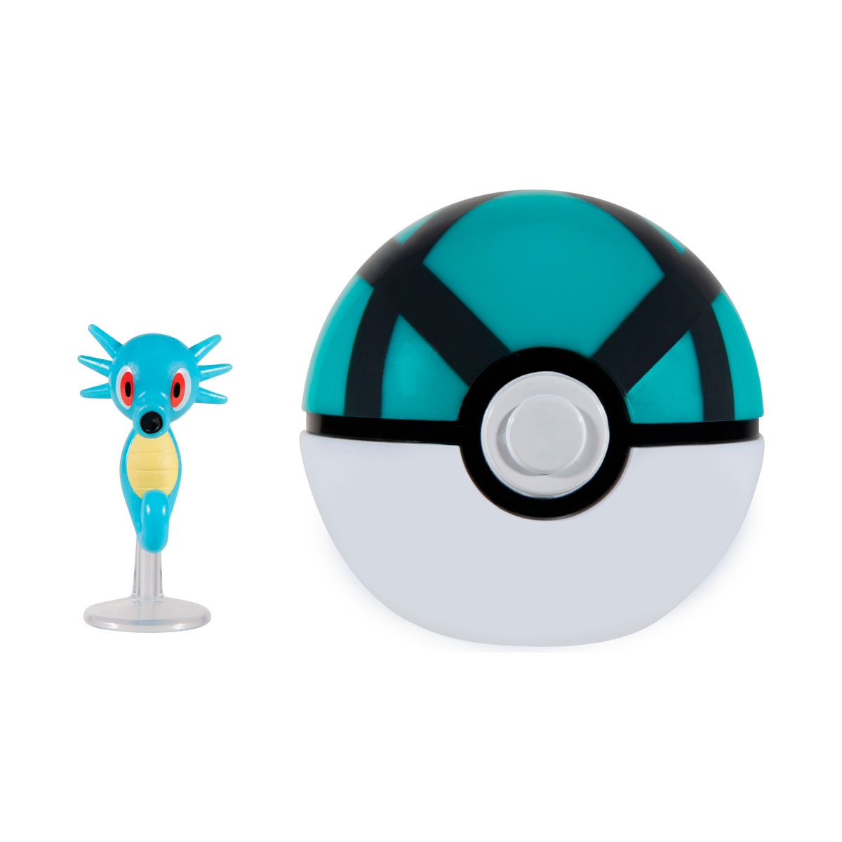 Ігровий набір Pokemon W16 Хорсі в покеболі Jazwares 5 см фігурка Синій — превʼю 7