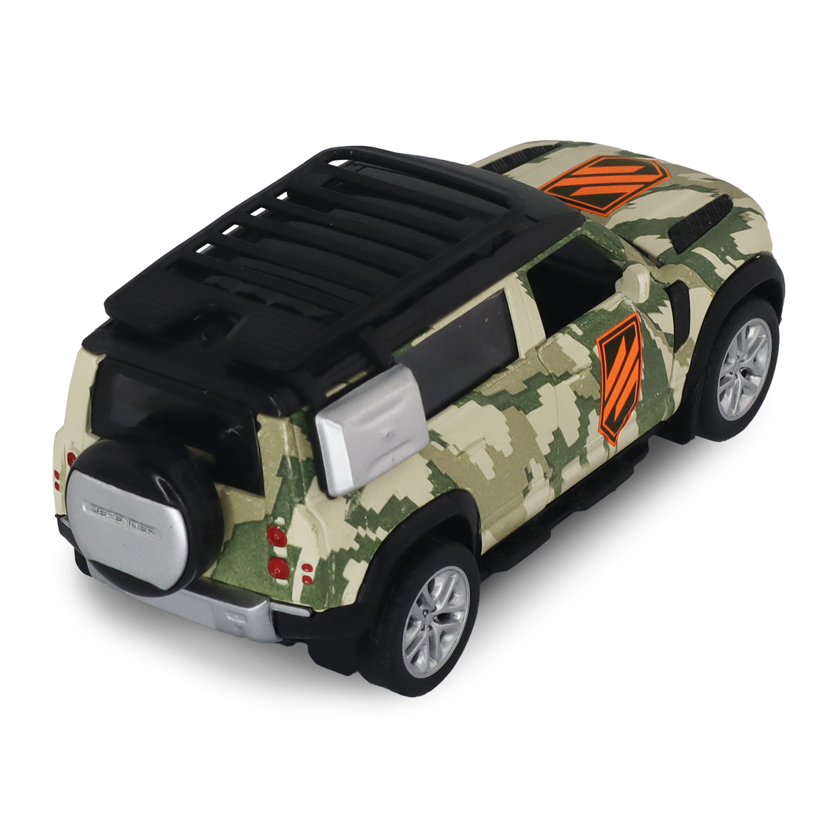 Автомодель TechnoDrive Land Rover Defender 110 3 ОШБр серії Шеврони Героїв 1:43 — превʼю 26