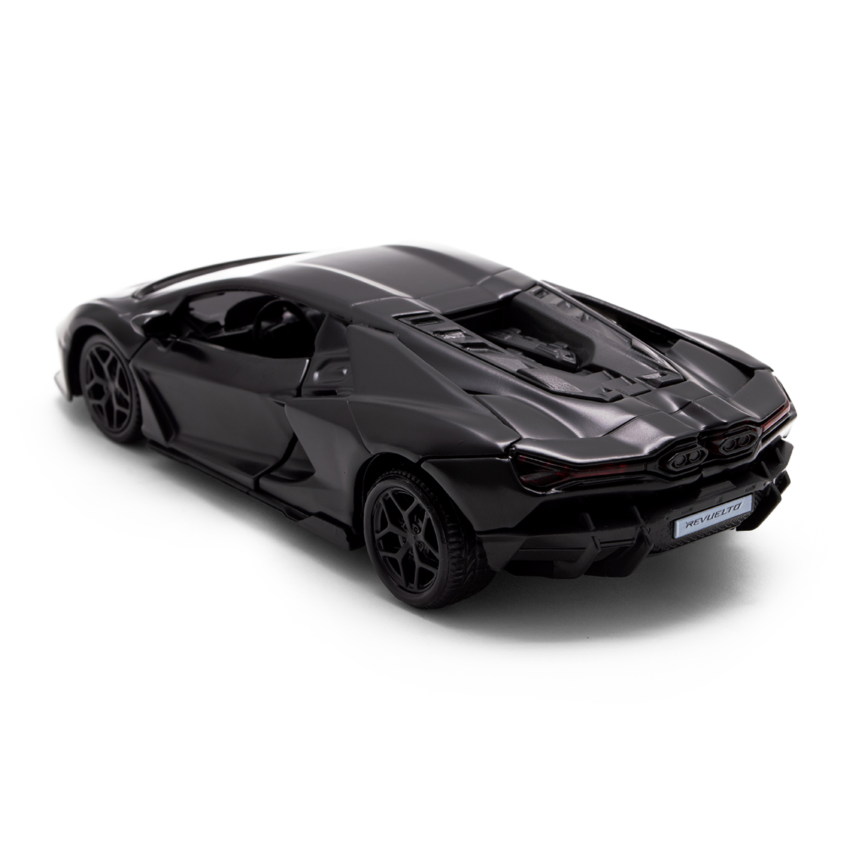 Автомодель Lamborghini Revuelto Techno Drive металева 1:39 Матова чорна — превʼю 24