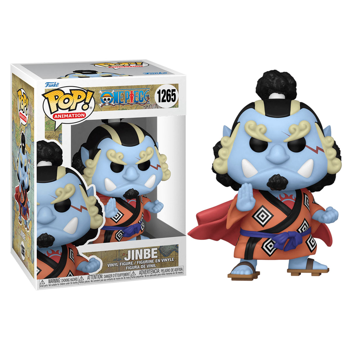 Колекційна ігрова фігурка Funko POP One Piece - Jinbe Джімбей аніме стиль — превʼю 8