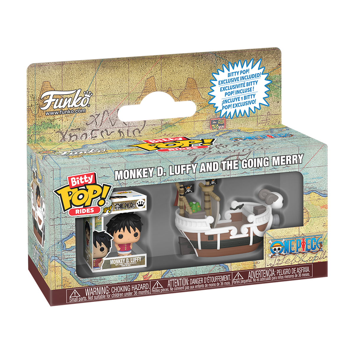 Колекційний набір фігурок Bitty POP Rides Ван Піс - Луффі та Гоінг Меррі Funko — превʼю 4