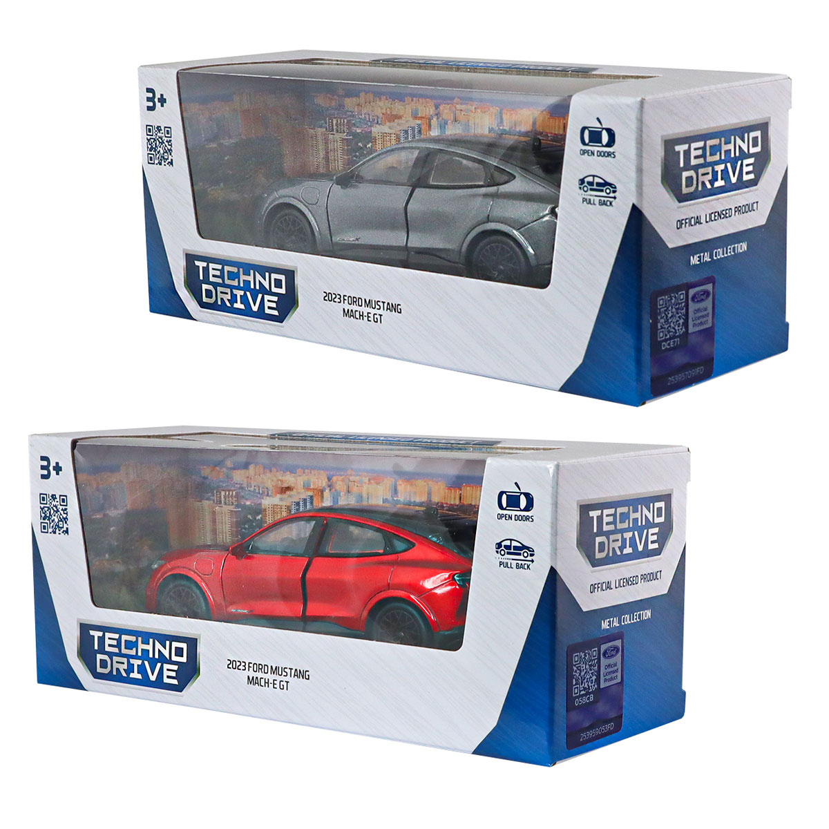 Автомодель Ford Mustang Mach-E GT 2023 Techno Drive 1:43 Червона — превʼю 21