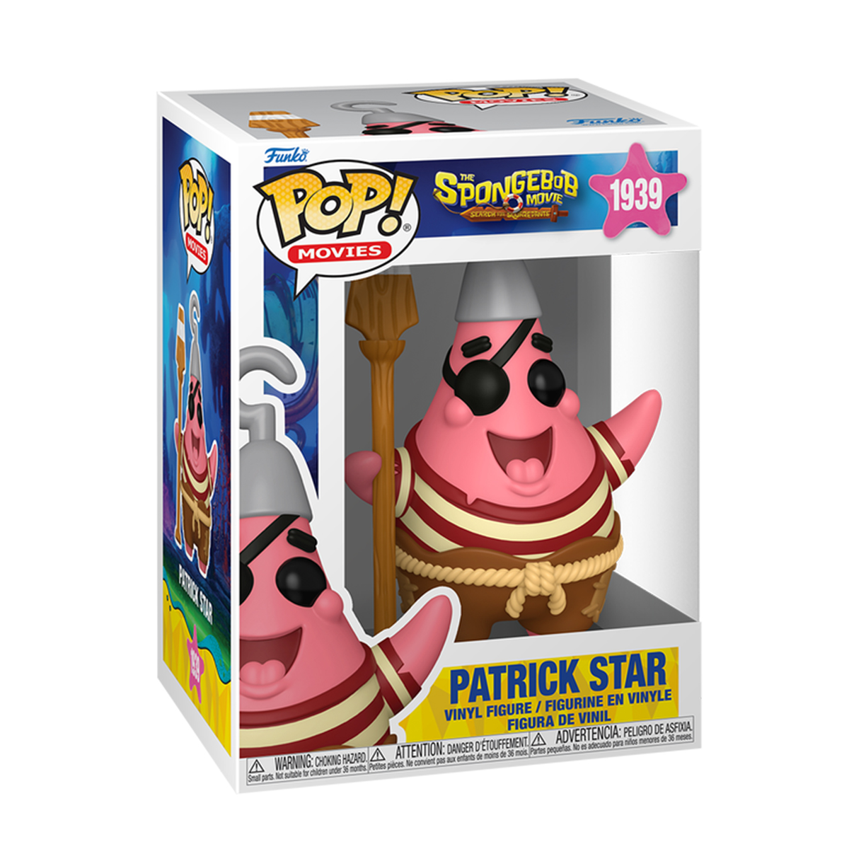 Ігрова фігурка Колекційна Funko SpongeBob SquarePants - Patrick Pirate — превʼю 3