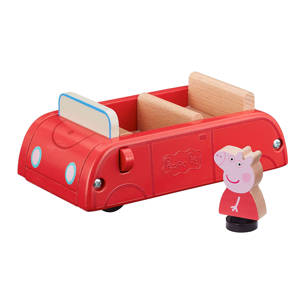 Дерев'яний ігровий набір Машина Пеппи Peppa Pig 15.3x9.7x7 см для малюків — превʼю 6