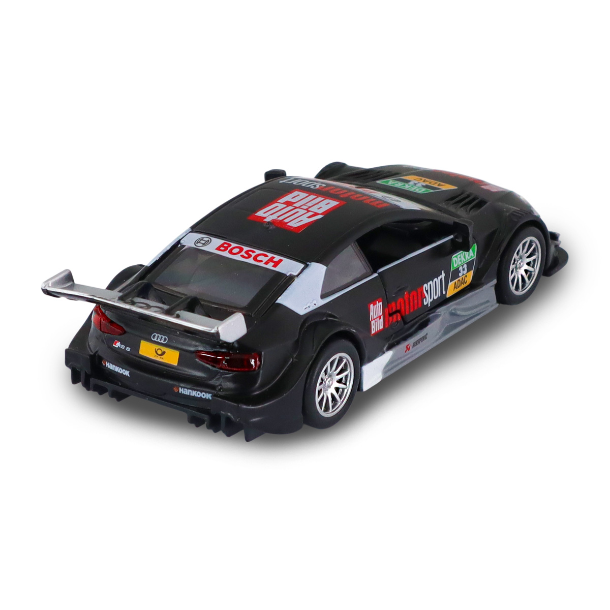 Автомодель TechnoDrive Audi RS 5 DTM 1:43 металева Чорна — превʼю 24